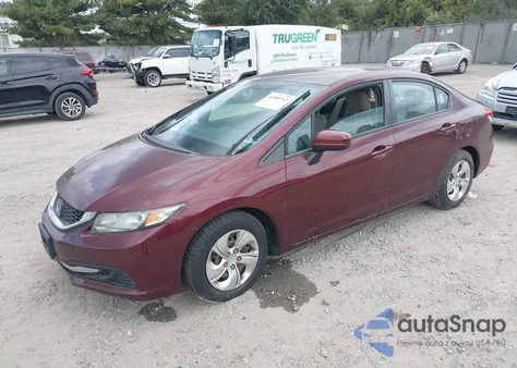 2015 Honda Civic Lx from USA, damaged, VIN 19XFB2F53FE290687